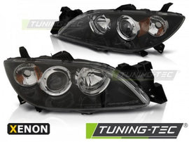 Fari Anteriori MAZDA 3 03-09 4 Porte BLACK XENON