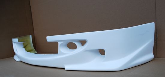 Lip Paraurti Anteriore Mugen Style V2 SK-Import Vetroresina Honda Civic EP Facelift - foto 2