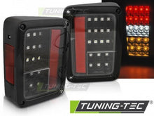 Carica l&#39;immagine nel visualizzatore di Gallery, Fanali Posteriori CHRYSLER JEEP WRANGLER JK 07-18 LED BLACK