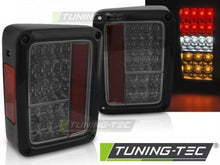 Carica l&#39;immagine nel visualizzatore di Gallery, Fanali Posteriori CHRYSLER JEEP WRANGLER JK 07-18 LED SMOKE