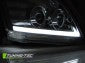 Fari Anteriori TOYOTA LAND CRUISER 120 03-09 TUBE LIGHT Sequenziali LED CHROME