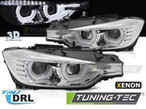 Fari Anteriori BMW Serie 3 F30/F31 10.11 - 05.15 U-TYPE HID CHROME