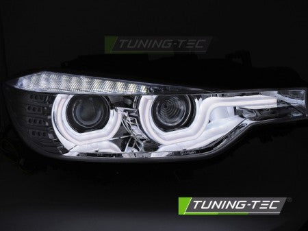 Fari Anteriori BMW Serie 3 F30/F31 10.11 - 05.15 U-TYPE HID CHROME