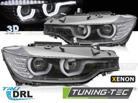 Fari Anteriori BMW Serie 3 F30/F31 10.11 - 05.15 U-TYPE HID BLACK