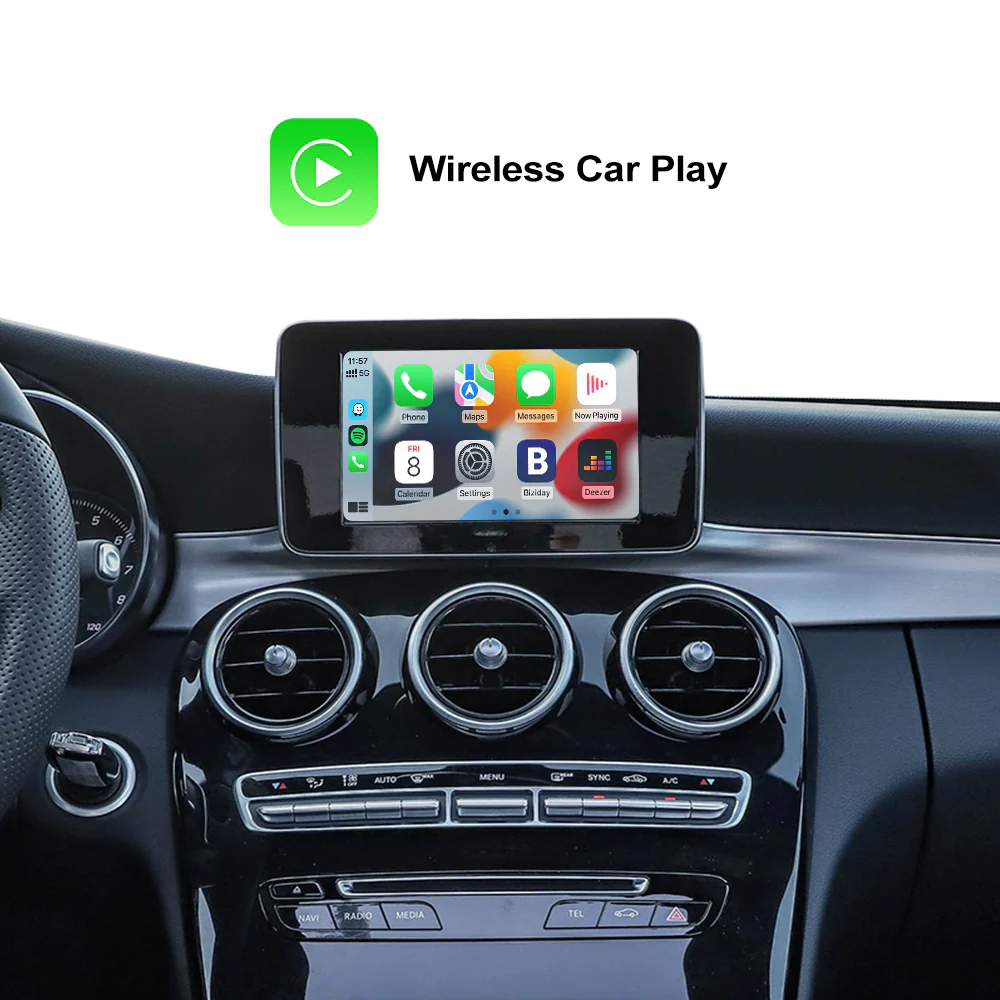 Wireless CarPlay Android Auto MMI Interface Adapter Prime Retrofit Mercedes Benz NTG 4.5 4.7 4.8 5.0 5.1 Mirror Link Navigation Box Kit