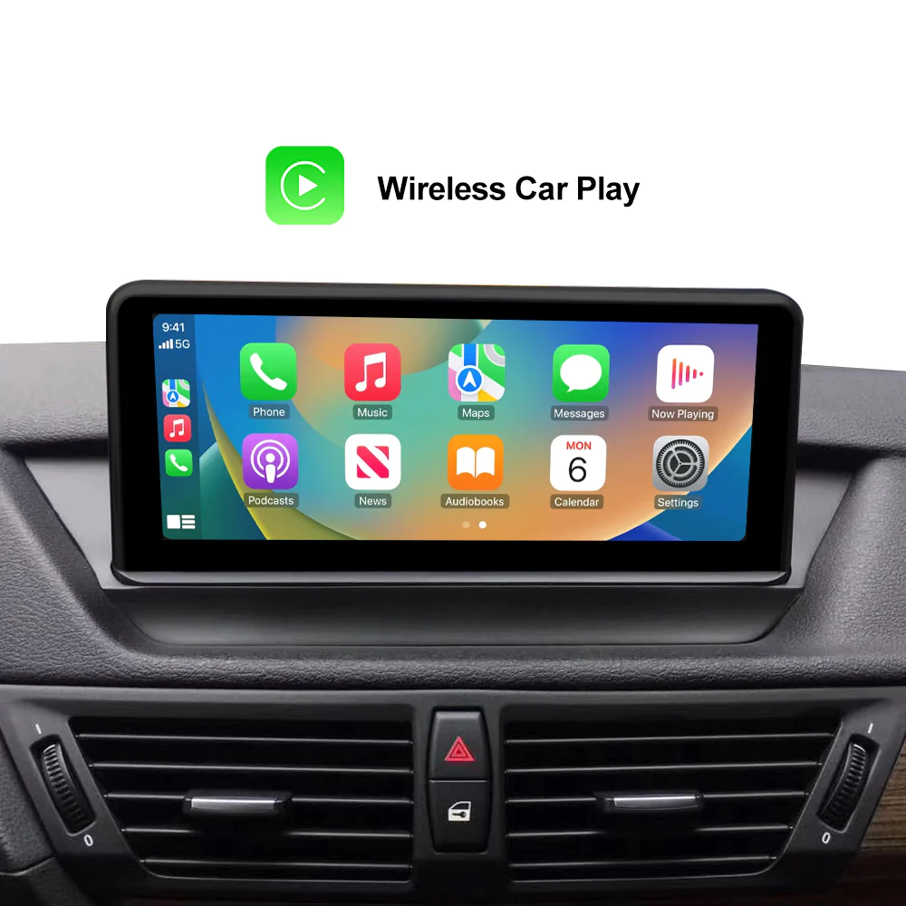 Wireless Apple CarPlay Android Auto 10.25" BMW X1 E84 2009-2015 Multimedia Head Unit Upgrade Touch Screen Idrive