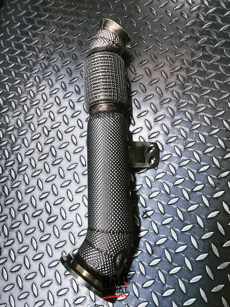 Downpipe BAQ Exhaust BMW M340i / M440i G2x, 540i G30, 740i G11, 840i G15, X3 / X4 / X5 / X6 / X7 3.0 B58 – foto 2