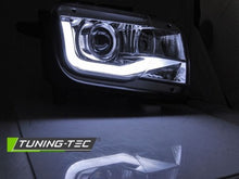 Carica l&#39;immagine nel visualizzatore di Gallery, Fari Anteriori CHEVROLET CAMARO 09-13 TUBE LIGHT CHROME