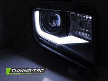 Carica l&#39;immagine nel visualizzatore di Gallery, Fari Anteriori CHEVROLET CAMARO 09-13 TUBE LIGHT BLACK