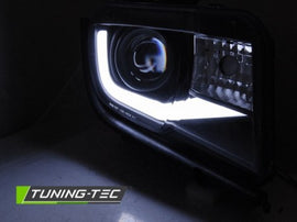 Fari Anteriori CHEVROLET CAMARO 09-13 TUBE LIGHT BLACK