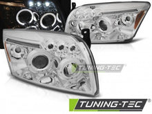 Carica l&#39;immagine nel visualizzatore di Gallery, Fari Anteriori DODGE CALIBER 06-12 ANGEL EYES CHROME
