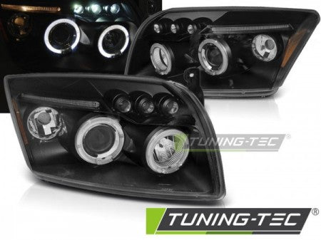 Fari Anteriori DODGE CALIBER 06-12 ANGEL EYES BLACK