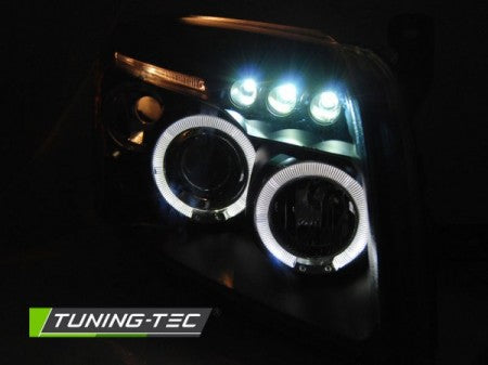 Fari Anteriori DODGE CALIBER 06-12 ANGEL EYES BLACK
