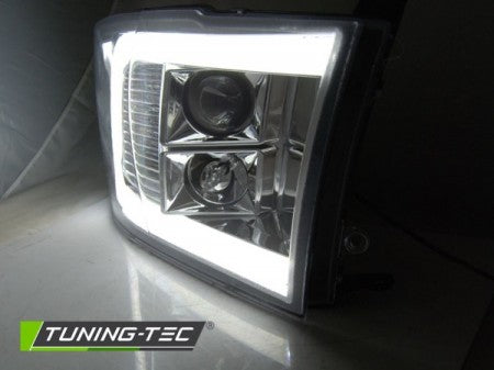 Fari Anteriori DODGE RAM 09-18 TUBE LIGHT CHROME