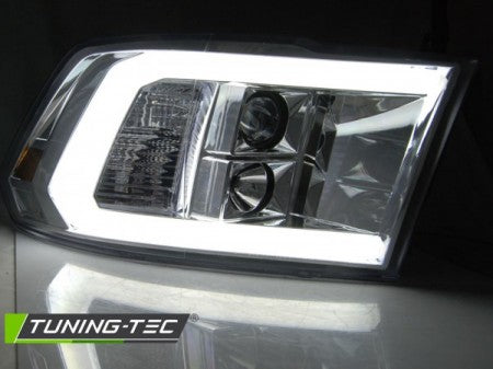 Fari Anteriori DODGE RAM 09-18 TUBE LIGHT CHROME