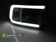 Carica l&#39;immagine nel visualizzatore di Gallery, Fari Anteriori DODGE RAM 09-18 TUBE LIGHT BLACK