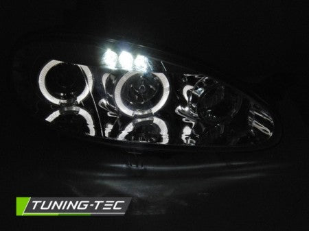 Fari Anteriori MAZDA MX5 01-05 ANGEL EYES CHROME