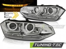 Fari Anteriori VW POLO 6R 6C MK5I 2G 17-21 Sequenziali LED CHROME