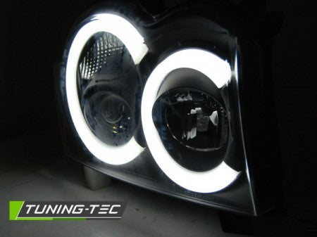 Fari Anteriori CHRYSLER JEEP GRAND CHEROKEE 05-08 BLACK TUBE LIGHT