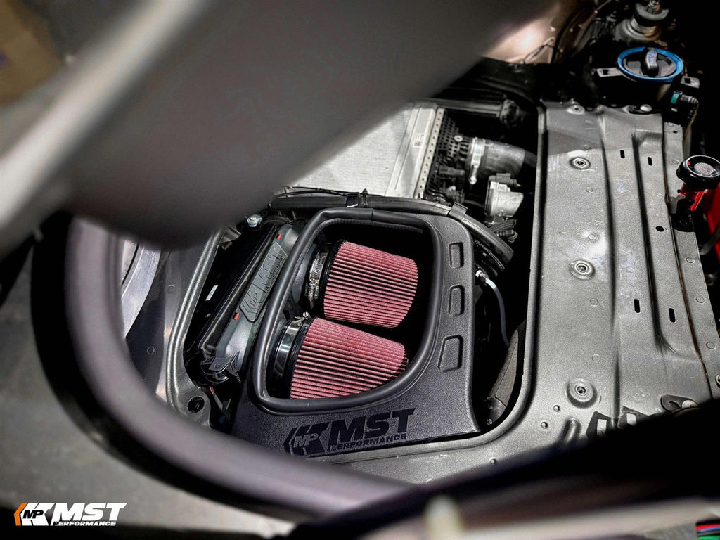Kit aspirazione diretta MST Performance per Porsche Boxster Cayman - vista laterale