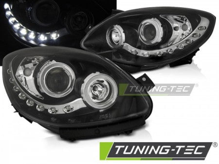 Fari Anteriori RENAULT TWINGO 07-11 DAYLIGHT BLACK