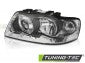 Fari Anteriori CHROME Lato Sinistro TYC per AUDI A3 8L 00-03