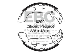 Ganasce freno EBC posteriori per Peugeot 306