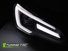 Carica l&#39;immagine nel visualizzatore di Gallery, Fari Anteriori LED DRL BLACK per SUBARU WRX VA GJ 14-22