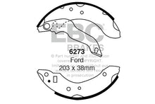 Ganasce freno EBC posteriori per Ford Escort Mk4