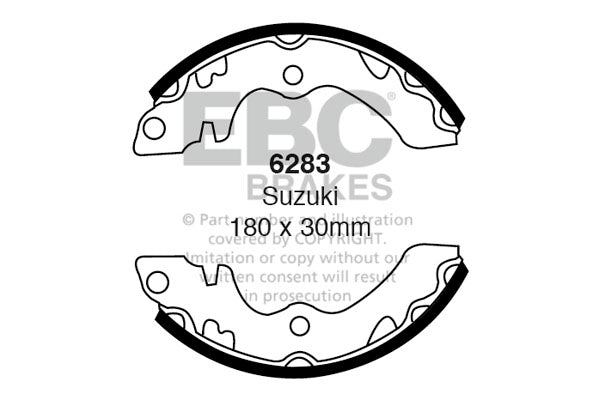 Ganasce freno EBC posteriori per Suzuki Jeep