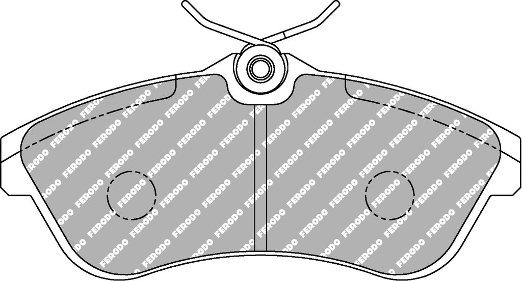 Pastiglie freni Ferodo DS2500 anteriori Citroen C2 JM, C3 Mk1