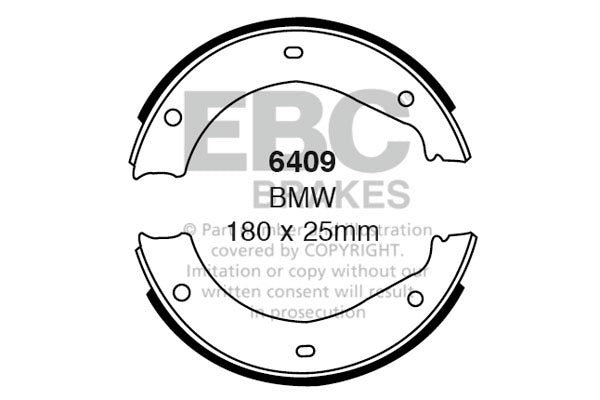 Ganasce freno EBC posteriori per BMW Serie 7 (E32) 750