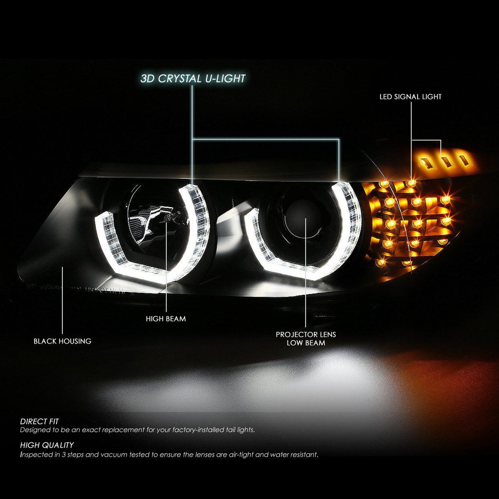 Fari Anteriori Project Angel Eyes SK-Import Neri BMW E90 E91 - foto 2