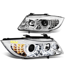Carica l'immagine nel visualizzatore di Gallery, Fari Anteriori Angel Eyes SK-Import Cromati BMW Serie 3 E90