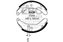Ganasce freno EBC posteriori per Ford Fiesta Mk3