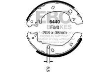 Ganasce freno EBC posteriori per Ford Fiesta Mk3