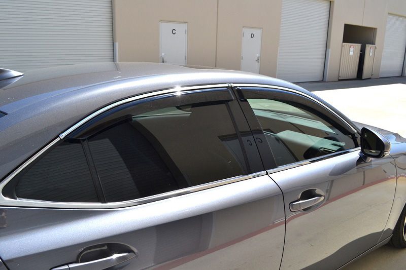 Frangivento Anteriore e Posteriore SK-Import Fumé Lexus IS Mk3 XE30 - foto 3