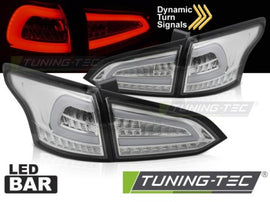 Fanali Posteriori a Led CHROME Sequenziali per FORD FOCUS MK3 SW 11-18