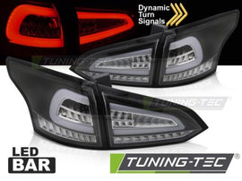 Fanali Posteriori a Led BLACK Sequenziali per FORD FOCUS MK3 SW 11-18
