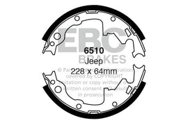 Ganasce freno EBC posteriori per Jeep Wrangler