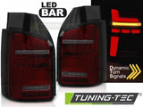 Fanali Posteriori VW T5 04.03-09 RED SMOKE FULL LED Sequenziali INDICATOR