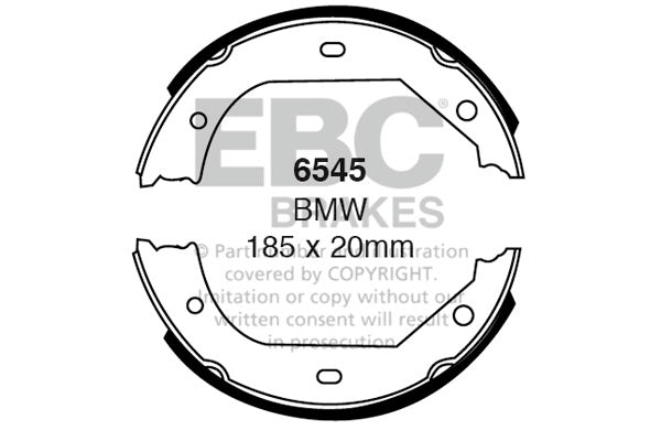 Ganasce freno EBC posteriori per BMW Serie 3 (F31) 330