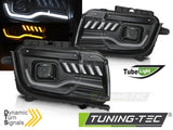 Fari Anteriori CHEVROLET CAMARO 09-13 TUBE LIGHT Sequenziali BLACK