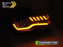 Carica l&#39;immagine nel visualizzatore di Gallery, Fari Anteriori CHEVROLET CAMARO 09-13 TUBE LIGHT Sequenziali BLACK