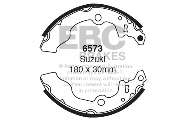 Ganasce freno EBC posteriori per Suzuki Alto