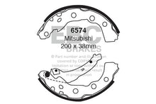 Ganasce freno EBC posteriori per Mitsubishi Spacestar