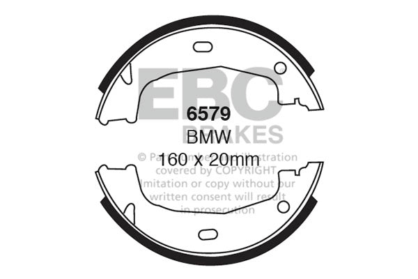 Ganasce freno EBC posteriori per BMW Serie 3 (E93) 318