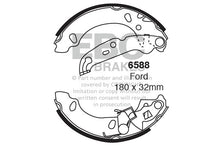 Ganasce freno EBC posteriori per Ford Fiesta Mk5