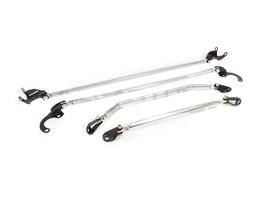 Barre di Irrigidimento Set 4 Pezzi SK-Import Argento Honda Civic Mk6 EJ EK