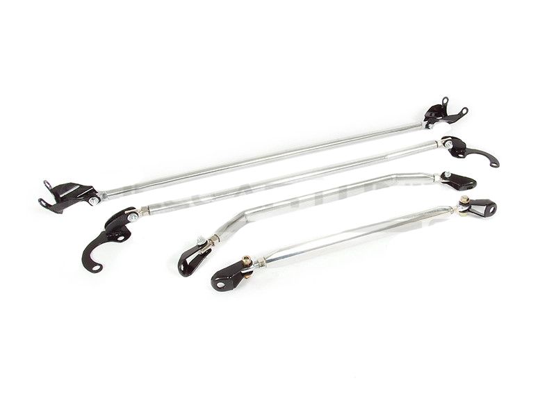 Barre di Irrigidimento Set 4 Pezzi SK-Import Argento Honda Civic CRX Del Sol Integra DC2